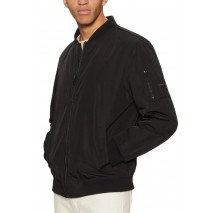 GUESS SATIN BOMBER ΜΠΟΥΦΑΝ ΑΝΔΡΙΚΟ BLACK