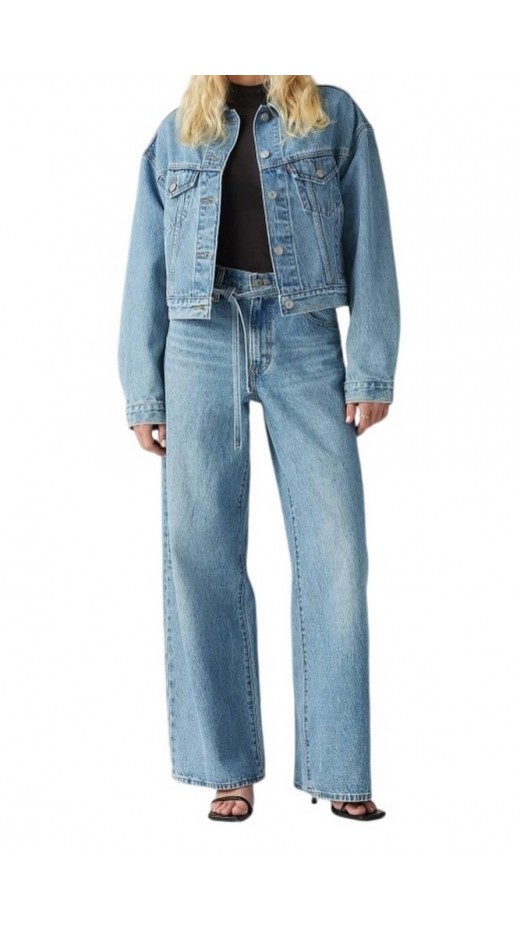LEVIS XL STRAIGHT A87010004 WORN IN ΠΑΝΤΕΛΟΝΙ ΓΥΝΑΙΚΕΙΟ MED INDIGO