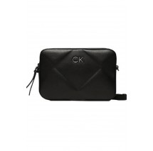 CALVIN KLEIN JEANS RE-LOCK QUILT CAMERA BAG ΤΣΑΝΤΑ ΓΥΝΑΙΚΕΙΑ BLACK