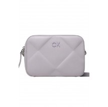 CALVIN KLEIN JEANS RE-LOCK QUILT CAMERA BAG ΤΣΑΝΤΑ ΓΥΝΑΙΚΕΙΑ LILA