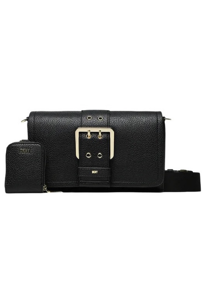DKNY RITA FLAPS HANDBAG ΤΣΑΝΤΑ ΓΥΝΑΙΚΕΙΑ BLACK