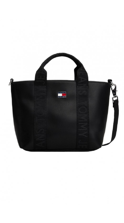 TOMMY JEANS DAILY ELEVATED MINI TOTE ΤΣΑΝΤΑ ΓΥΝΑΙΚΕΙΑ BLACK