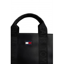 TOMMY JEANS DAILY ELEVATED MINI TOTE ΤΣΑΝΤΑ ΓΥΝΑΙΚΕΙΑ BLACK