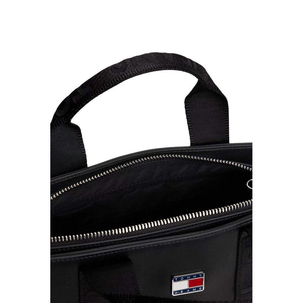 TOMMY JEANS DAILY ELEVATED MINI TOTE ΤΣΑΝΤΑ ΓΥΝΑΙΚΕΙΑ BLACK