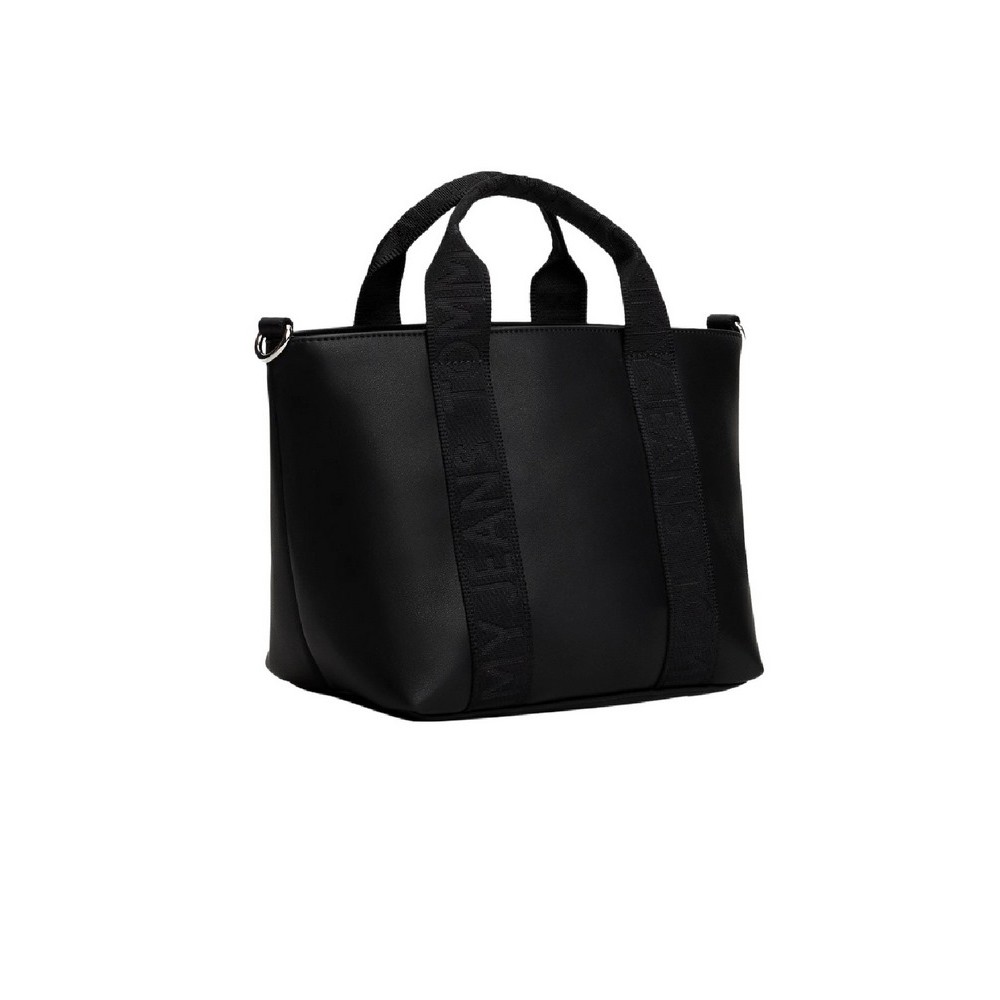 TOMMY JEANS DAILY ELEVATED MINI TOTE ΤΣΑΝΤΑ ΓΥΝΑΙΚΕΙΑ BLACK