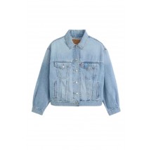 LEVIS® 90S TRUCKER LIGHT WORN IN ΤΖΙΝ ΜΠΟΥΦΑΝ ΓΥΝΑΙΚΕΙΟ LIGHT INDIGO