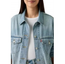 LEVIS® 90S TRUCKER LIGHT WORN IN ΤΖΙΝ ΜΠΟΥΦΑΝ ΓΥΝΑΙΚΕΙΟ LIGHT INDIGO