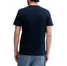 TOMMY JEANS SLIM POP COLOR FLAG TEE T-SHIRT ΜΠΛΟΥΖΑ ΑΝΔΡΙΚΗ NAVY