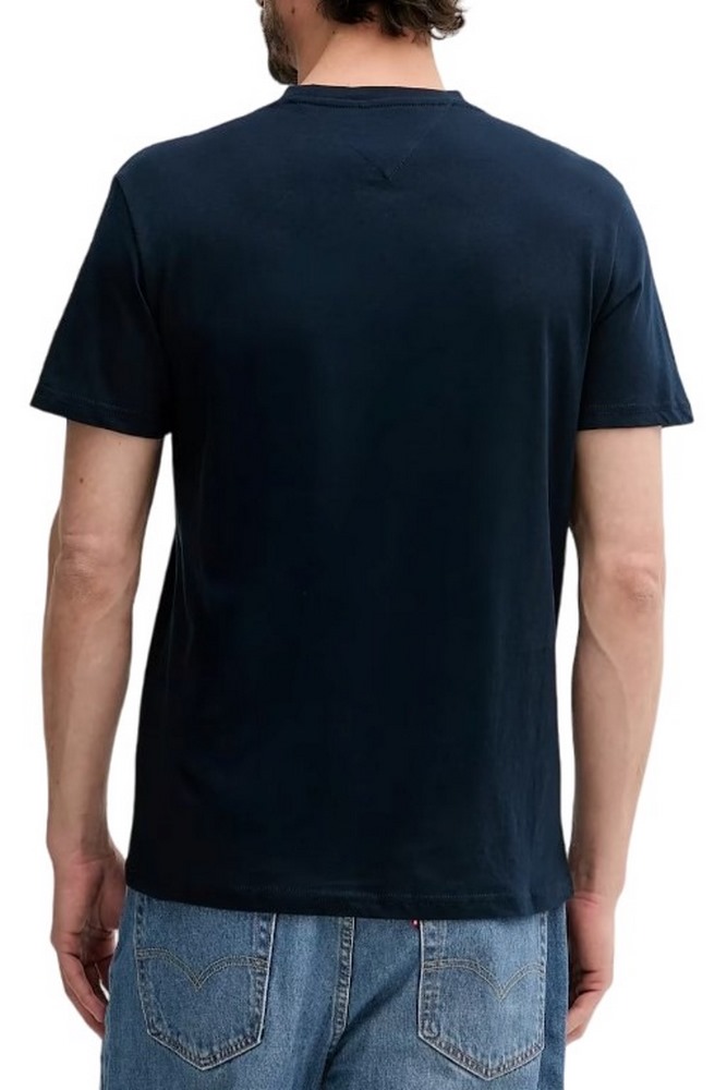 TOMMY JEANS SLIM POP COLOR FLAG TEE T-SHIRT ΜΠΛΟΥΖΑ ΑΝΔΡΙΚΗ NAVY