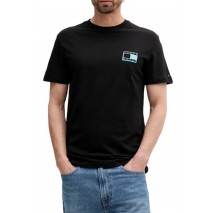 TOMMY JEANS SLIM POP COLOR FLAG TEE T-SHIRT ΜΠΛΟΥΖΑ ΑΝΔΡΙΚΗ BLACK