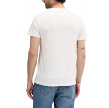 TOMMY JEANS SLIM POP COLOR FLAG TEE T-SHIRT ΜΠΛΟΥΖΑ ΑΝΔΡΙΚΗ OFF WHITE