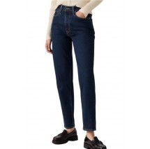 LEVIS 80S MOM JEAN MED INDIGO WORN IN A35060024 ΠΑΝΤΕΛΟΝΙ ΓΥΝΑΙΚΕΙΟΙ DARK INDIGO