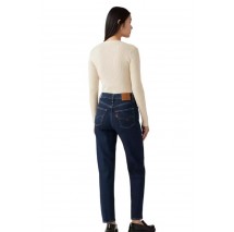 LEVIS 80S MOM JEAN MED INDIGO WORN IN A35060024 ΠΑΝΤΕΛΟΝΙ ΓΥΝΑΙΚΕΙΟΙ DARK INDIGO