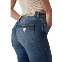 GUESS SEXY STRAIGHT ΠΑΝΤΕΛΟΝΙ ΓΥΝΑΙΚΕΙΟ BLUΕ DENIM