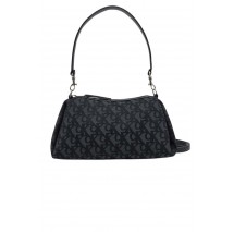 CALVIN KLEIN DROP MONOGRAM SM SHOULDER BAG ΤΣΑΝΤΑ ΓΥΝΑΙΚΕΙΑ BLACK