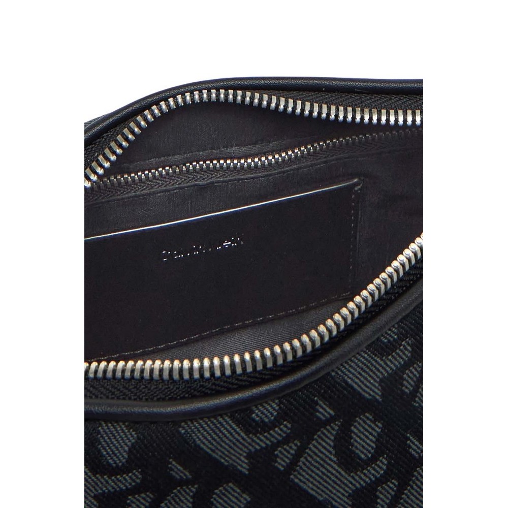 CALVIN KLEIN DROP MONOGRAM SM SHOULDER BAG ΤΣΑΝΤΑ ΓΥΝΑΙΚΕΙΑ BLACK