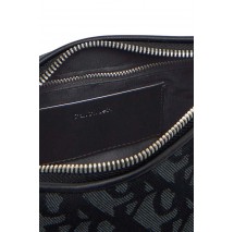 CALVIN KLEIN DROP MONOGRAM SM SHOULDER BAG ΤΣΑΝΤΑ ΓΥΝΑΙΚΕΙΑ BLACK