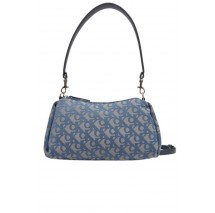CALVIN KLEIN DROP MONOGRAM SM SHOULDER BAG ΤΣΑΝΤΑ ΓΥΝΑΙΚΕΙΑ INDIGO