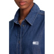 TOMMY JEANS RELAXED SHIRT DRESS ΦΟΡΕΜΑ ΓΥΝΑΙΚΕΙΟ BLUΕ DENIM