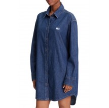 TOMMY JEANS RELAXED SHIRT DRESS ΦΟΡΕΜΑ ΓΥΝΑΙΚΕΙΟ BLUΕ DENIM