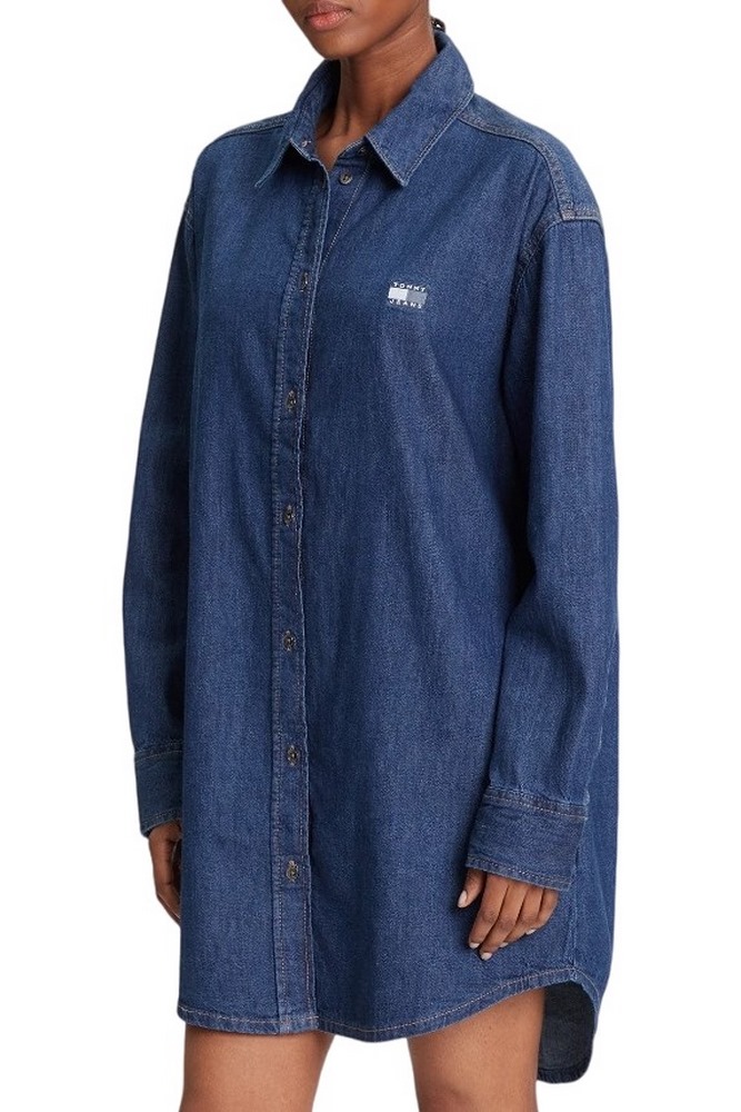 TOMMY JEANS RELAXED SHIRT DRESS ΦΟΡΕΜΑ ΓΥΝΑΙΚΕΙΟ BLUΕ DENIM