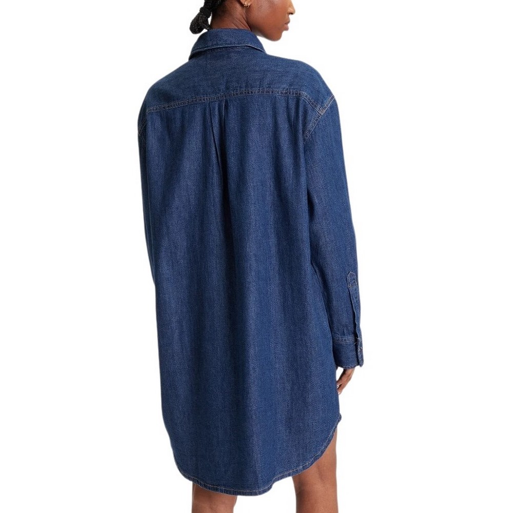 TOMMY JEANS RELAXED SHIRT DRESS ΦΟΡΕΜΑ ΓΥΝΑΙΚΕΙΟ BLUΕ DENIM