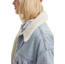 LEVIS® 90S SHERPA TRUCKER ΜΠΟΥΦΑΝ ΓΥΝΑΙΚΕΙΟ BLUΕ DENIM