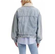LEVIS® 90S SHERPA TRUCKER ΜΠΟΥΦΑΝ ΓΥΝΑΙΚΕΙΟ BLUΕ DENIM