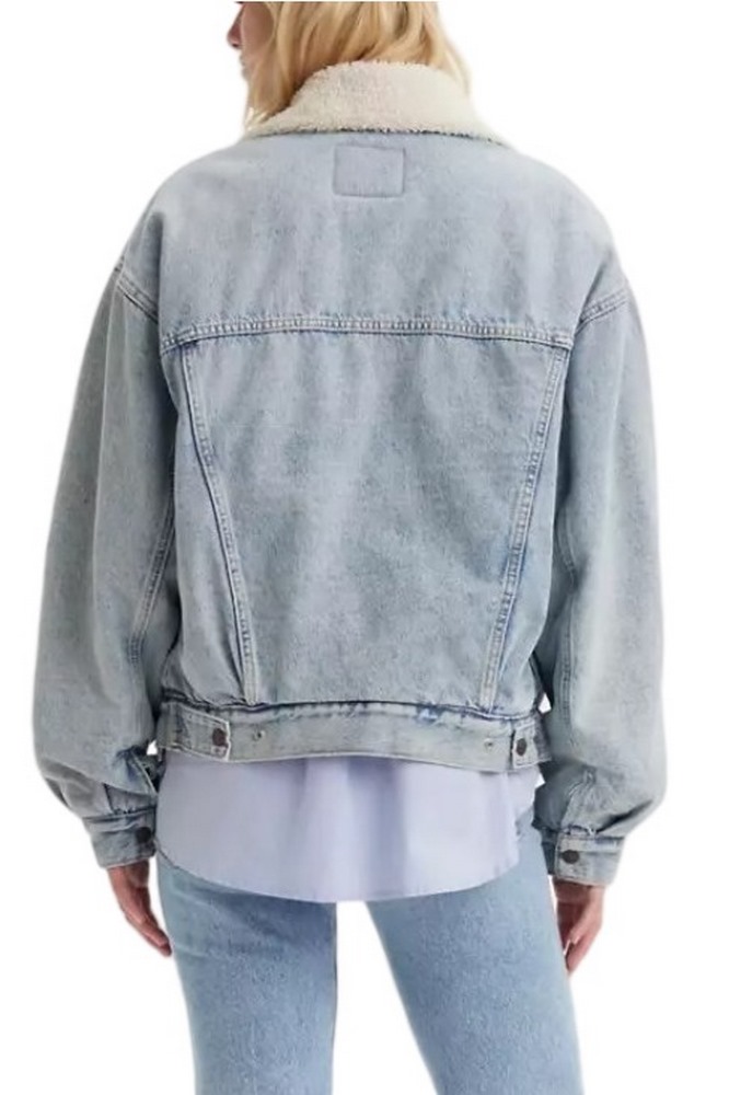 LEVIS® 90S SHERPA TRUCKER ΜΠΟΥΦΑΝ ΓΥΝΑΙΚΕΙΟ BLUΕ DENIM