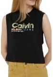 CALVIN KLEIN JEANS COLORFUL ARTWORK MUSCLE TEE ΜΠΛΟΥΖΑ ΓΥΝΑΙΚΕΙΑ BLACK