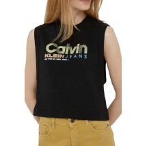 CALVIN KLEIN JEANS COLORFUL ARTWORK MUSCLE TEE ΜΠΛΟΥΖΑ ΓΥΝΑΙΚΕΙΑ BLACK