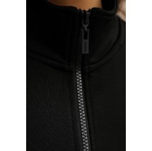 GUESS FABIA HALF-ZIP SWEATSHIRT ΦΟΥΤΕΡ ΜΠΛΟΥΖΑ ΓΥΝΑΙΚΕΙΑ BLACK