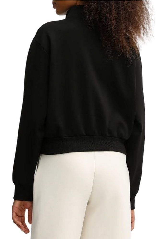 GUESS FABIA HALF-ZIP SWEATSHIRT ΦΟΥΤΕΡ ΜΠΛΟΥΖΑ ΓΥΝΑΙΚΕΙΑ BLACK