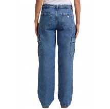 GUESS JEANS G10 CARGO ΠΑΝΤΕΛΟΝΙ ΓΥΝΑΙΚΕΙΟ DENIM LIGHT