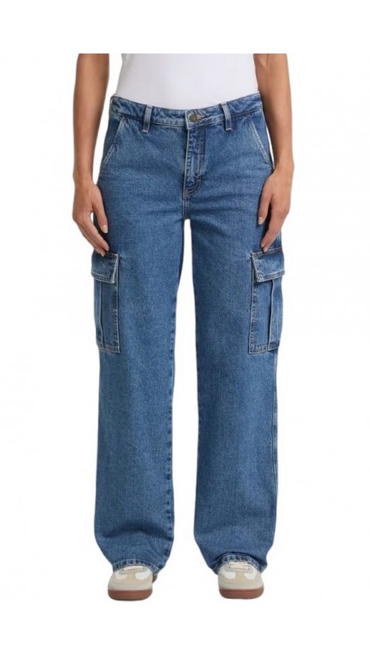 GUESS JEANS G10 CARGO ΠΑΝΤΕΛΟΝΙ ΓΥΝΑΙΚΕΙΟ DENIM LIGHT