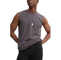 SUPERDRY D3 OVIN RAW EDGE SLUB TANK ΑΜΑΝΙΚΗ ΜΠΛΟΥΖΑ ΑΝΔΡΙΚΗ GREY