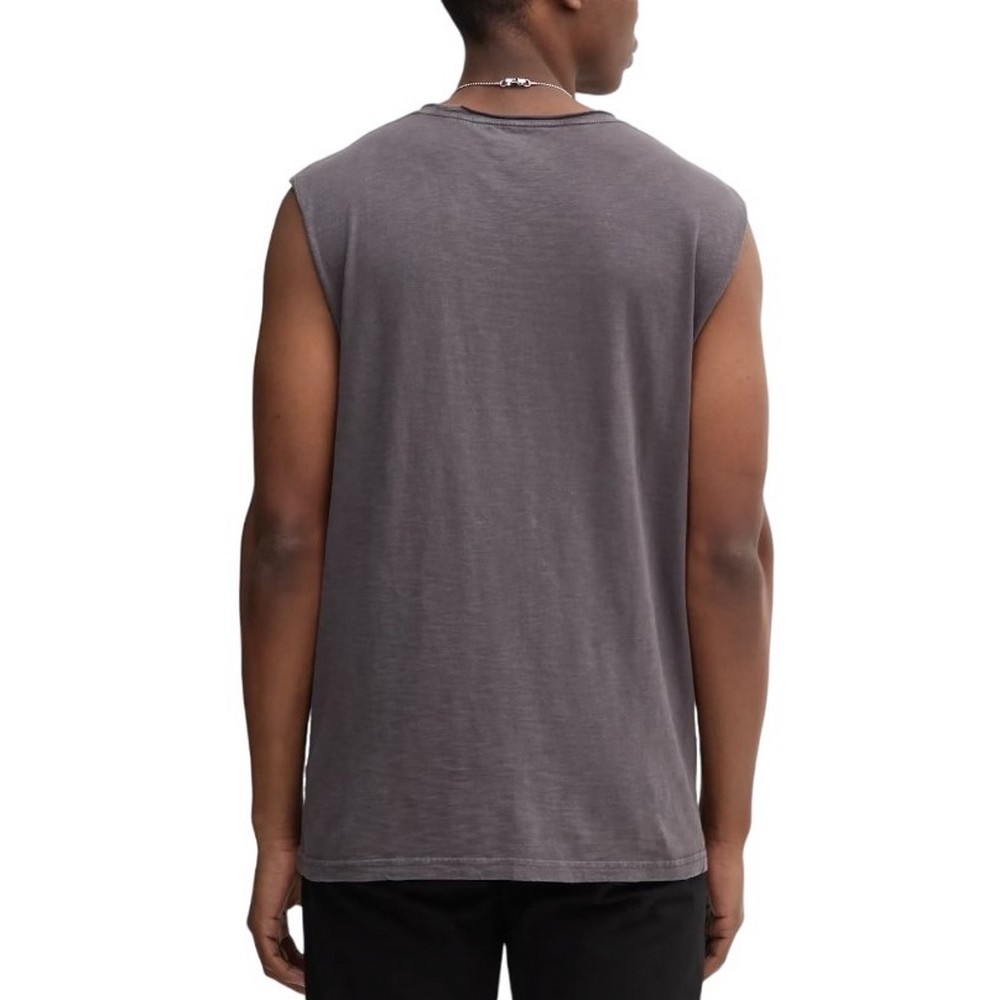 SUPERDRY D3 OVIN RAW EDGE SLUB TANK ΑΜΑΝΙΚΗ ΜΠΛΟΥΖΑ ΑΝΔΡΙΚΗ GREY
