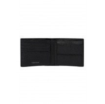 CALVIN KLEIN EMBLEM HW EW BILL FOLD  COIN ΠΟΡΤΟΦΟΛΙ ΑΝΔΡΙΚΟ BLACK