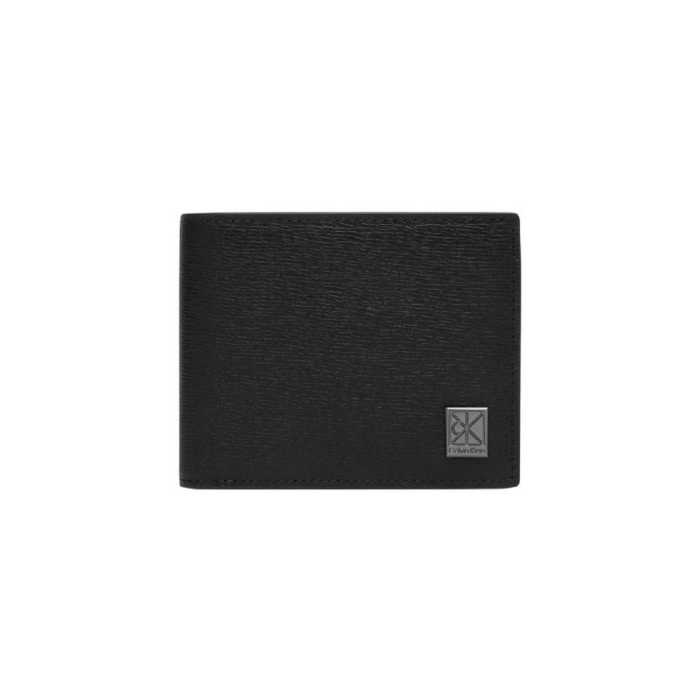 CALVIN KLEIN EMBLEM HW EW BILL FOLD  COIN ΠΟΡΤΟΦΟΛΙ ΑΝΔΡΙΚΟ BLACK
