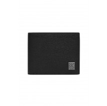 CALVIN KLEIN EMBLEM HW EW BILL FOLD  COIN ΠΟΡΤΟΦΟΛΙ ΑΝΔΡΙΚΟ BLACK