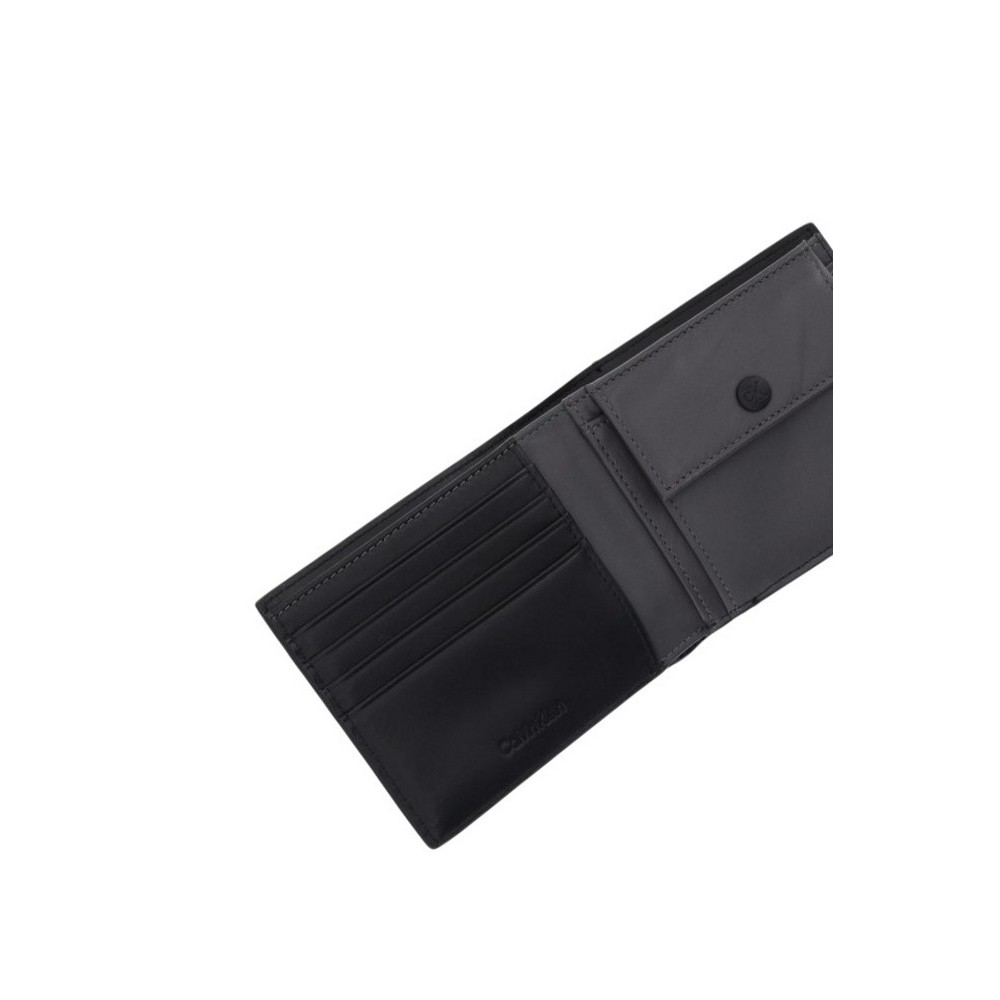 CALVIN KLEIN BOLD BILLFOLD W/ COIN ΠΟΡΤΟΦΟΛΙ ΑΝΔΡΙΚΟ BLACK