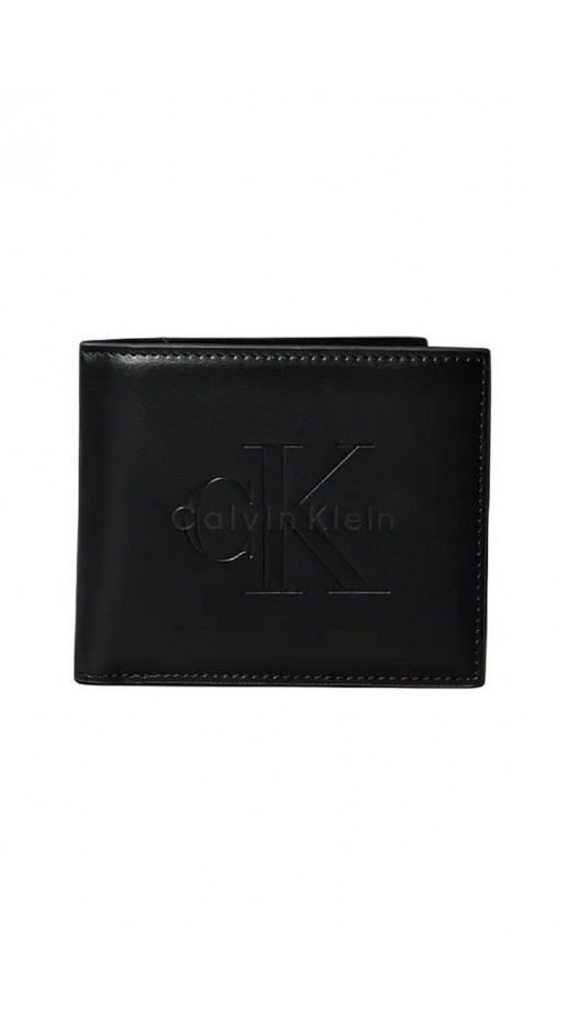 CALVIN KLEIN BOLD BILLFOLD W/ COIN ΠΟΡΤΟΦΟΛΙ ΑΝΔΡΙΚΟ BLACK