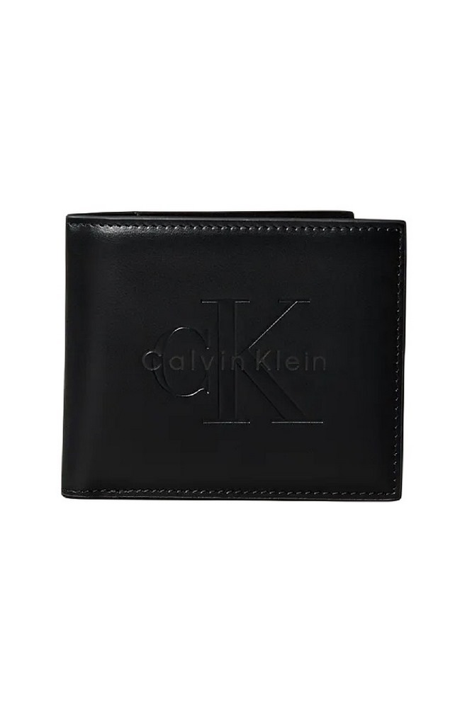 CALVIN KLEIN BOLD BILLFOLD W/ COIN ΠΟΡΤΟΦΟΛΙ ΑΝΔΡΙΚΟ BLACK