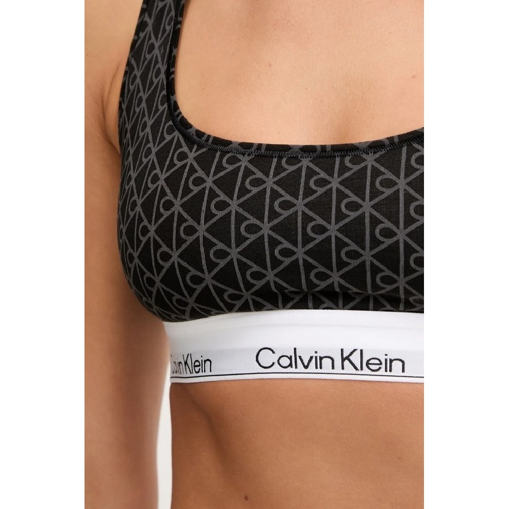 CALVIN KLEIN UNLINED BRALETTE ΕΣΩΡΟΥΧΟ ΓΥΝΑΙΚΕΙΟ BLACK/GREY