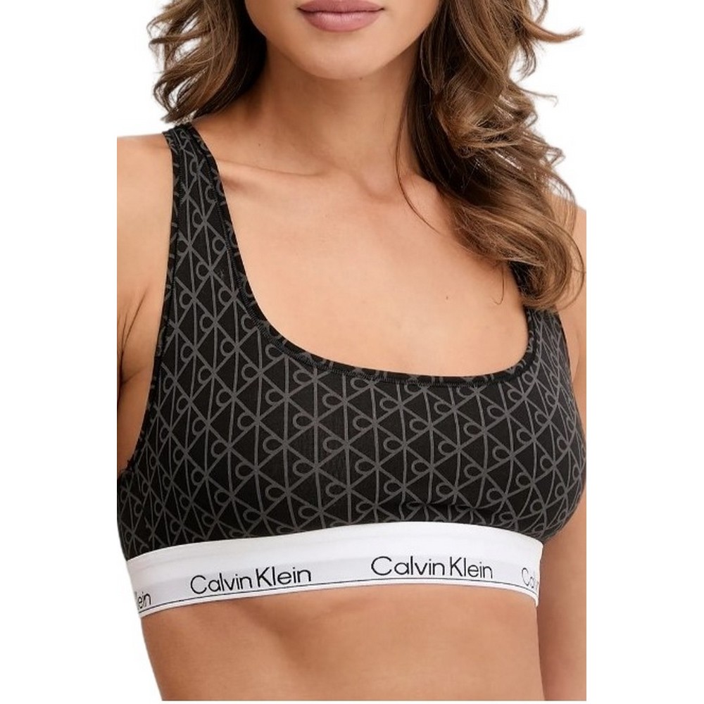 CALVIN KLEIN UNLINED BRALETTE ΕΣΩΡΟΥΧΟ ΓΥΝΑΙΚΕΙΟ BLACK/GREY