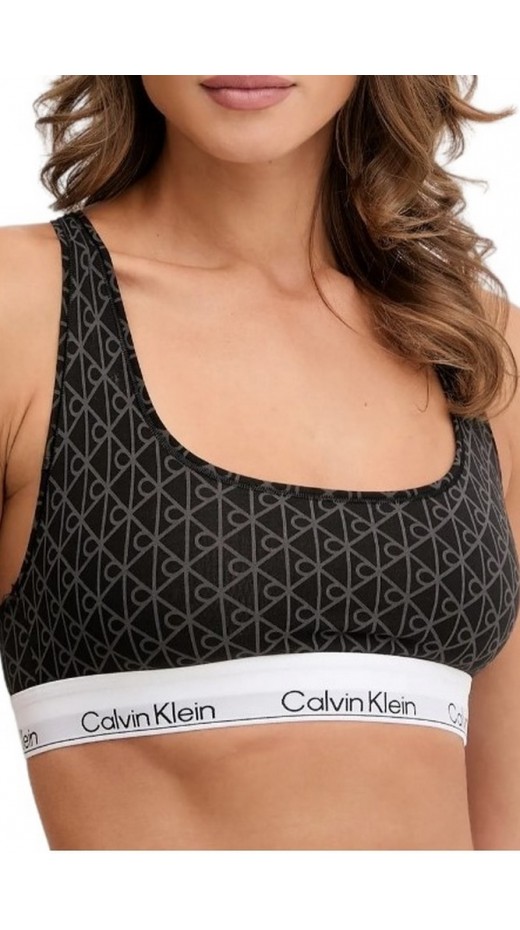 CALVIN KLEIN UNLINED BRALETTE ΕΣΩΡΟΥΧΟ ΓΥΝΑΙΚΕΙΟ BLACK/GREY