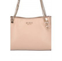 GUESS ELIETTE GIRLFRIEND CARRYALL ΤΣΑΝΤΑ ΓΥΝΑΙΚΕΙΑ BEIGE