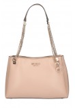 GUESS ELIETTE GIRLFRIEND CARRYALL ΤΣΑΝΤΑ ΓΥΝΑΙΚΕΙΑ BEIGE