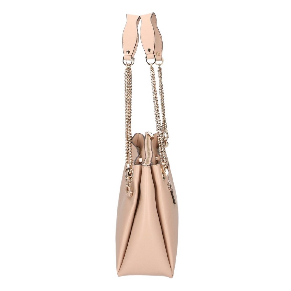 GUESS ELIETTE GIRLFRIEND CARRYALL ΤΣΑΝΤΑ ΓΥΝΑΙΚΕΙΑ BEIGE