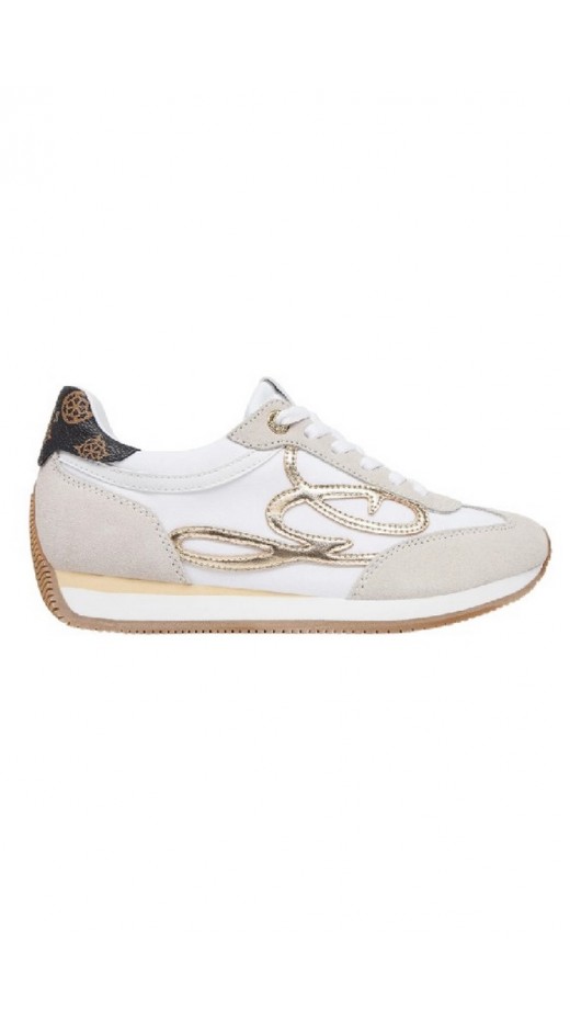 GUESS SKROLL FLPSKRSUE12 ΠΑΠΟΥΤΣΙ ΓΥΝΑΙΚΕΙΟ WHITE